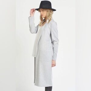 SOSKEN studios blazer long gray cardigan size small